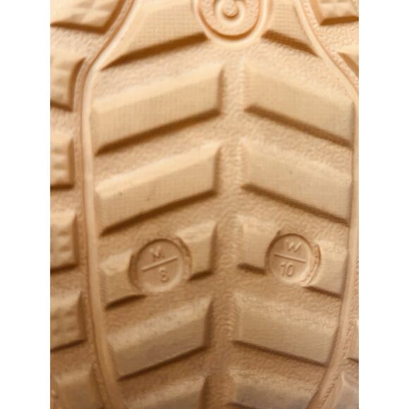 Crocs Classic Yellow Faux Fleece Lined Slip On Clog Womens Size 10 Mens Size 8 - Picture 6 of 6